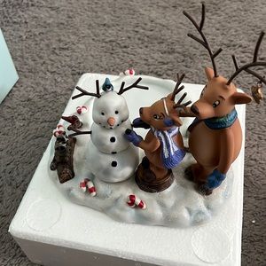 Reindeer Pillar Holder PartyLite
